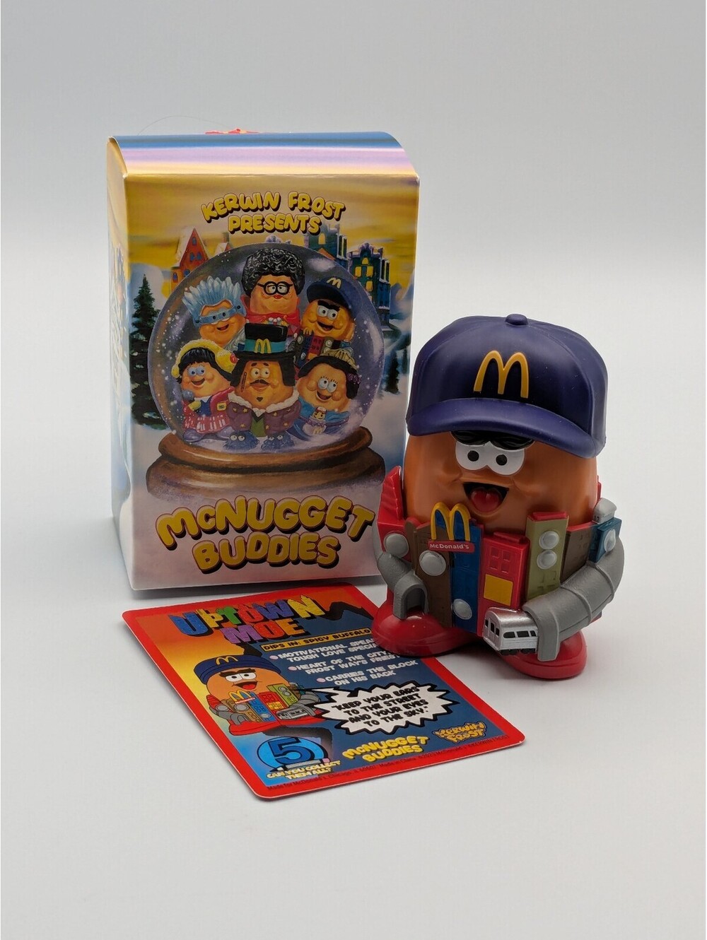 McDonald’s Kerwin Frost Box McNugget Buddies Uptown Moe Figure w/ Box and Card